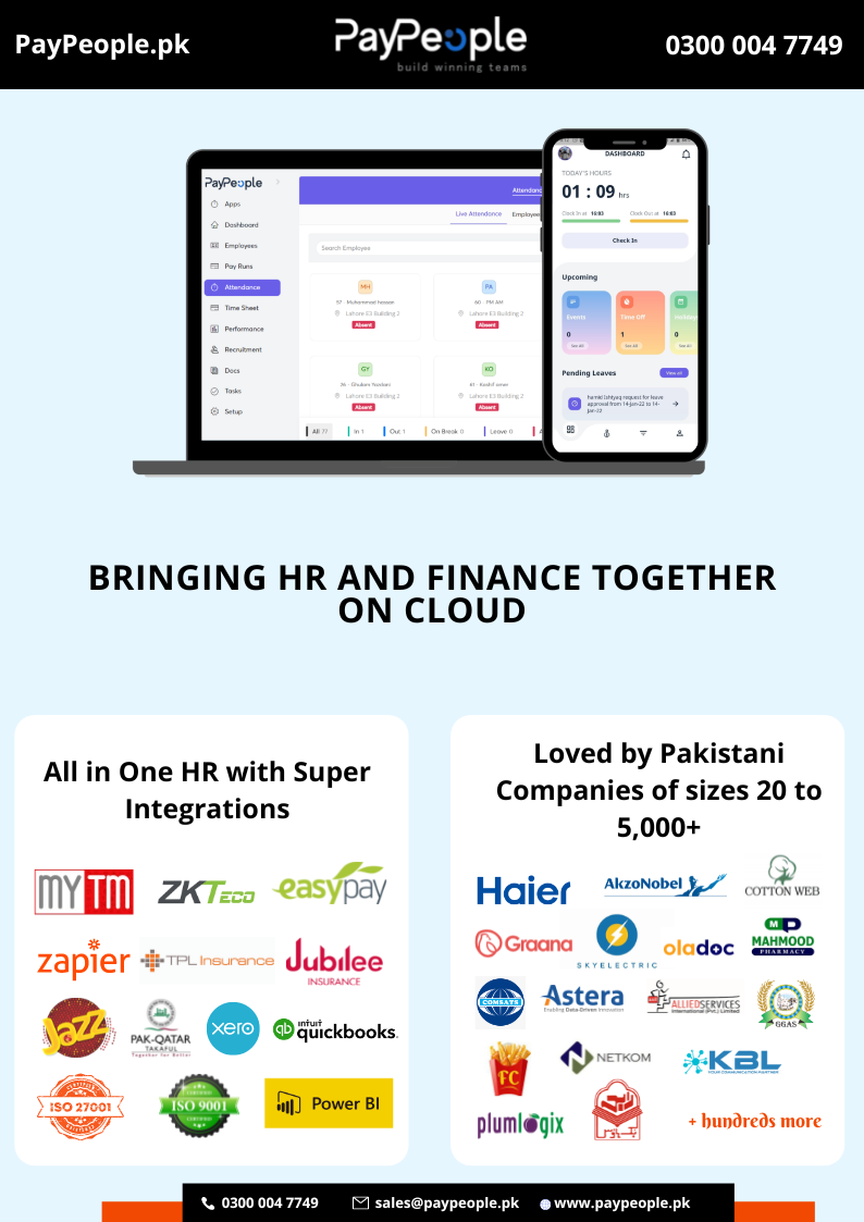 How HR software in Pakistan is in demand for the evaluation process?